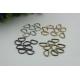 OEM cheaper metal wire iron D-ring,10mm metal d ring with 1.5mm thickness