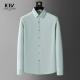 Plain Dyed Regular Fit 100% Cotton Long Sleeve Oversize Customized Shirt for Men