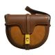 Niche Female Crossbody Bag PU Vintage Leather Saddle Bag