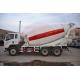 Large Howo 8 * 4 10m3 Cement Pump Truck , Mobile 3 Yard Concrete Truck