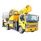 JIUBANG GKS36 bucket truck boom lift Truck Mounted Aerial Working Platform for sale