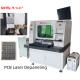 AC220V Automatic Laser PCB Depaneling Machine High Precision CCD Automatic Position Offlineing