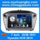 Ouchuangbo china gps navi stereo naiv Hyundai IX35 Tucson 2014 support BT USB swc