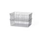 Stackable Metal Wire Baskets For Storage , Household Metal Mesh Storage Baskets
