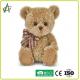 10.5X 7 Shaggy Brown Plush Teddy Bear For Valentine Gift