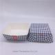 Disposable Square Cupcake Liners , Black And White Checkered Cupcake Wrappers