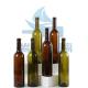 Customized 500ml/750ml/1500ml Bordeaux Burgundy Hock Green Clear Glass Bottle for Wine
