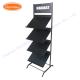 Metal Wire Retail Shop Floor Stand Magazine Display Racks