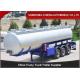 3 Axles 42 CBM Fuel Tanker Semi Trailer  FUWA axles diesel tanker trailer for sale