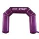 Full digital printing custom 8X4M inflatable archway for sport events start or finished line inflatable arch