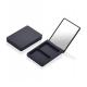 empty cosmetic square  power box face makeup  blusher box with mirror