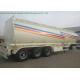 52m3   Fuel Tanker Semi Trailer  3 Axles 4 Compartments For Diesel ,Oil , Gasoline, Kerosene  Transport