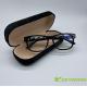 Hard Resist Compression Felt Metal Eyeglass Case Velvet Stylish Portable