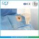 Blue Ophthalmic Drape With Pouch OEM Surgical Eye Drapes For Hospital
