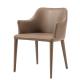 leather Nontoxic Upholstered Side Chair , Abrasion Resistant Tufted Chairs Dining