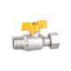 Forged Brass Ball Valve Butterfly Handle Manufacturers 100% Leak Tested