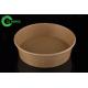 Sturdy Round Strong Paper Bowls , 500 ML  Salad / Fruit Deep Paper Bowls