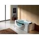 3C White Acrylic Whirlpool Bathtub M1810 Pure Sanitary Grade 1800×1000×680mm