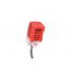 Red Color NPN Proximity Switch , Inductive NPN Output Sensor CE Certified
