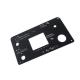 Laser Logo Cnc Milled Parts Anodized Aluminum Panel Black