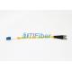 Yellow Lc Fc Patch Cord Simplex Fiber Optic Cable Single Mode For CATV networks