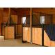 Horse Stable Panels Bamboo Plate / Horse Barn With Swivel Feeder