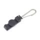 Metric Measurement Outdoor Tension Fiber S Clamp with Metal Wire Anchor and Hook
