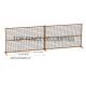 6 FOOT X 9.5FOOT  1 pipes x 1 pipes x 16 ga thickness square pipes temporary fencing panels