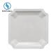 White Ceramic Square Porcelain Divided Serving Dish 9.5 Inch