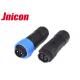M16 Outdoor Waterproof Male Female Wire Connectors IP67 Male Female 2 Pin Push