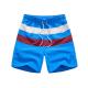 Blue White Red Colorblock Casual Beach Surf Shorts Quick Dry Sports Shorts
