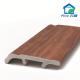 WPC 90mm Polyvinyl Chloride Skirting Aging Resistant For Household Flooring