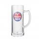 Factory Wholesale Lead Free High Quality Crystal Transparent Glass Boot Beer Glass with Handle