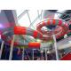 Stable Running Spiral Tube Water Slide Customized Color Easy Operation