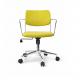 Centre Tilt Ergonomic Home Office Chairs Leatherette Swivel Chair