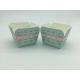 Baking Paper Square Cupcake Liners Food Containers Blue Muffin Non Stick