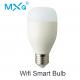 Tuya App Smart Led Light Bulbs , E27 Energy Saving Dimmer Wifi Controlled Bulbs