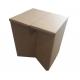 Brown Cardboard Gift Packaging Box Shopping Mall Use Paper Cardboard Seat