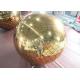 Hanging Disco Shiny Christmas Ball Mirror Rainbow Balloon Inflatable Disco Mirror Ball For Christmas Party Show