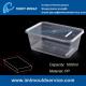 clear thin wall plastic rectangular boxes and container product mould with PP 1000ml