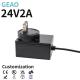 24V 2A Plug In Power Adapter Interchangeable Universal Charging Adapter FCC
