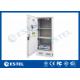 Three Layers Metal Outdoor Battery Street Cabinets Telecoms With Water Sensor