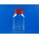 Transparent Color PET Plastic Jars High Durability SCrew Lid Sealing