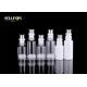 PP Brown Refillable Airless Cosmetic Bottles 50ml With Sprayer Pump Top