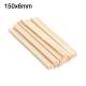 Counting 30Pcs Unfinished Wood Crafts Square Wooden Rods