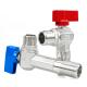 1/2 Inch Angle Water Valve , Brass Forged Male X Female Ball Valve