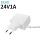 24V 1A Wall Mount Power Adapters Fast Charging For Water Pump / Wifi