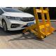 Low Speed Road 25KG Mobile Vehicle Barrier With Rubber Wheels