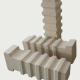 1400 -1600°C Refractory Anchor Brick Durable High Alumina Brick Lined Furnace