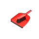 32.5x22x6cm Large Red Sweeping Brush And Pan Soft Grip Handle Bristles Flexible Pan Edge